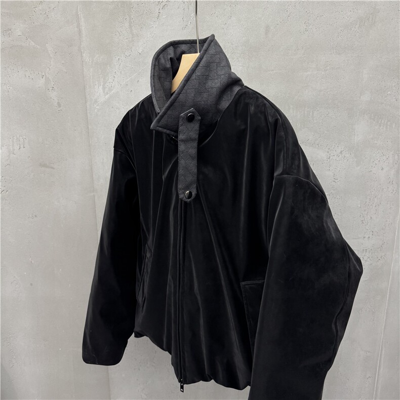 两面穿毛领棉服W2791M-3XLP145现货在仓,男装棉衣,电商C313
