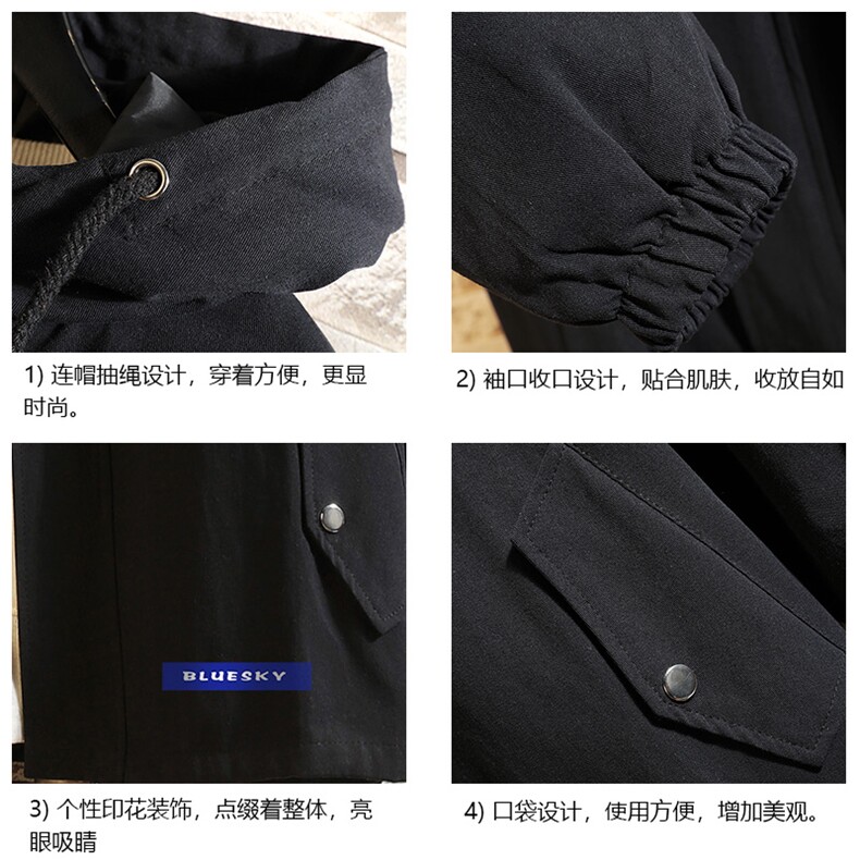 JK41202-P85加棉款-P115纯棉连帽夹克男士大码工装夹克男砖墙,男装夹克,电商A040A