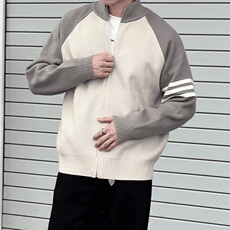 潮牌春秋季男士针织开衫外套休闲夹克秋冬加厚保暖毛衣M336，男装针织衫/毛衣，星座1116A（原606A-3）