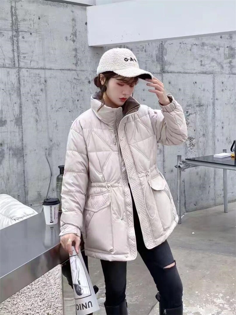 冬季羽绒服收腰款，女装羽绒服，斐伦缇娜