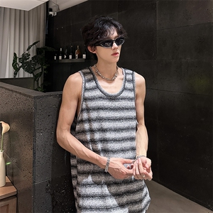 现货  经典华夫格条纹潮男百搭夏季必入单品背心  A071-823-P30图片