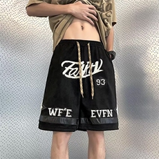 2023夏季新款休闲百搭美式复古麂皮绒短裤AK133-P35，男装休闲裤，星座1109-3