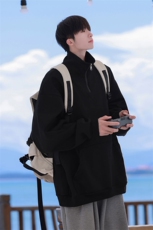 360克重磅冲锋衣内胆POLO衫大码M-5XL高领卫衣男WY77077P65控88，男装Polo衫，星座226-2