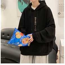 抖音供货、重磅360克现货加绒印花连帽卫衣HD019-1-LMWY44123-P40，男装卫衣，电商019-1