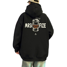 CM190P60加绒P65新品连帽卫衣重磅纯棉大码外套，女装短外套，星座304A-1