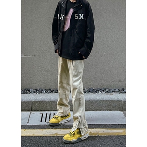 B221 美式ins高街小众加绒牛仔裤 LK22042-P60控78 加绒P75控98图片