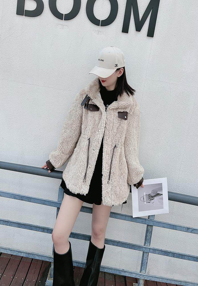 【现货】新款皮毛一体外套，其它，可可西米