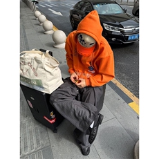 美式设计感烫钻字母开衫连帽卫衣男女春秋百搭帽衫外套新款，女装短外套，四季星座505