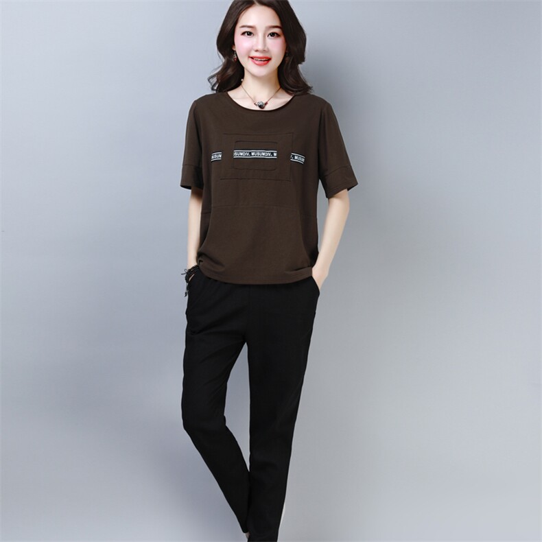 时尚舒适简约气质韩版套装/套裙2021年夏季潮流优雅,女装套装/套裙,涵誉
