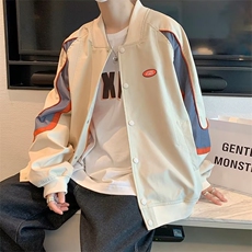 2023秋高街棒球服男ins潮牌嘻哈港风潮流学生休闲外套JK011-P60，男装夹克，星座308B-1
