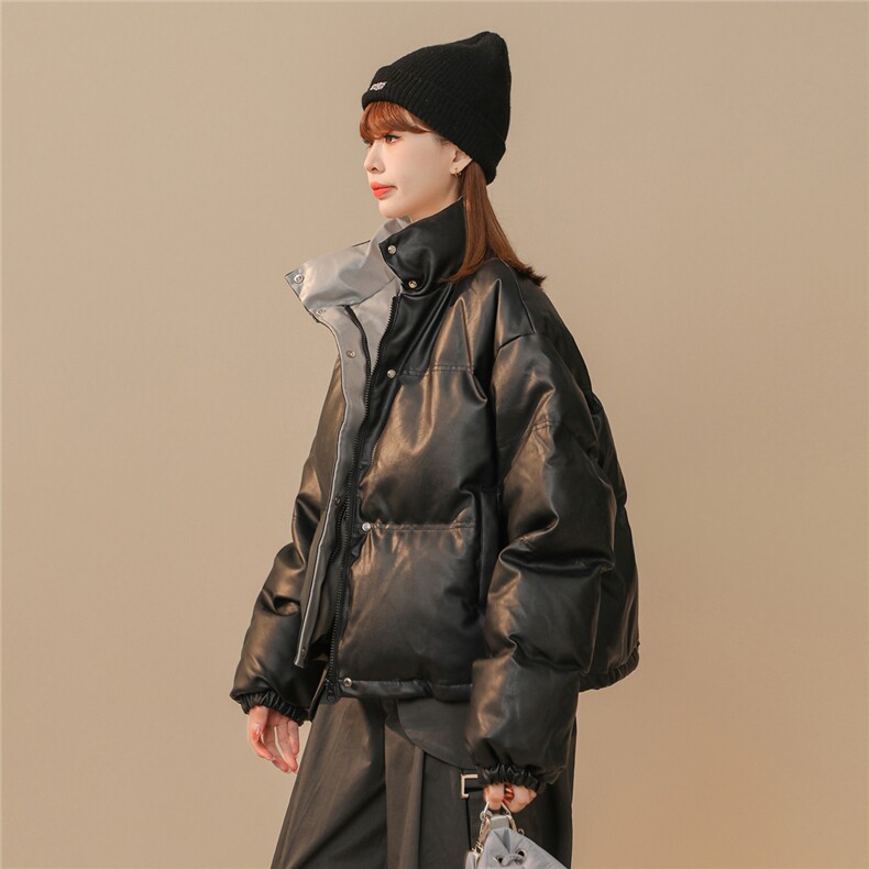 短款棉服女宽松W1728P138控178，女装棉衣/棉服，星座1018-3