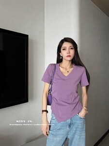 现货 设计师款不规则T色彩随心选图片