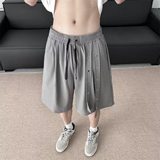 短裤男夏季速干运动宽松五分裤夏天跑步健身弹力外穿中裤，男装牛仔裤，星座716-2