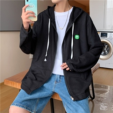 夏季防晒衣男宽松潮流情侣装外套ins港风连帽夹克上衣服F8505-p40，男装夹克，星座1008