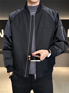 标90 男棒球领刺绣工装羽绒服棒球服 A329-YR2570-P285图片
