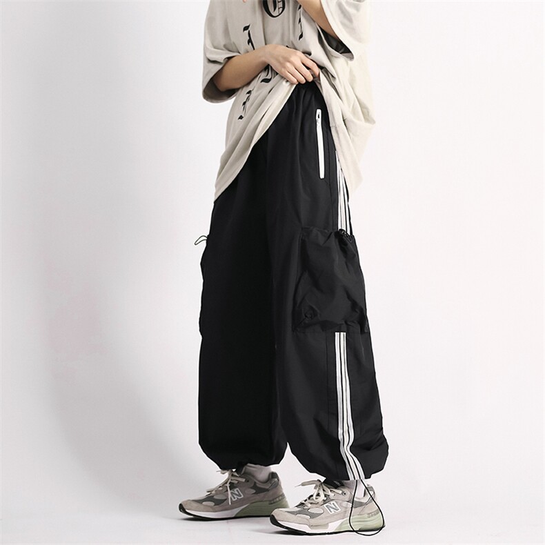 美式复古街头hiphop工装裤男女宽松高腰显瘦阔腿运动裤BE522-P42,男装工装外套,星座1008-1