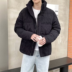 新款立领棉衣男冬季加厚棉袄外套韩版潮流宽松潮牌面包棉服MA19，男装棉衣，星座1116A-2（原606A-1）