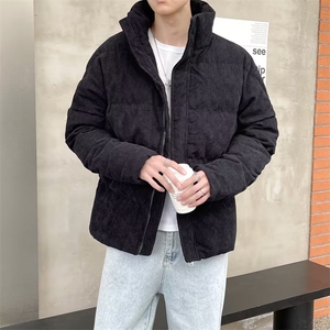 新款立领棉衣男冬季加厚棉袄外套韩版潮流宽松潮牌面包棉服 MA19图片