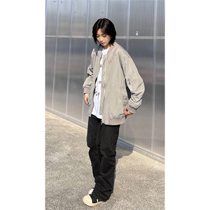 港风大码日系男女户外薄款休闲连帽防晒服 XZ213-JKFS03-P75控98图片