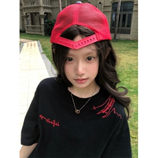 H0829-P35刺绣工艺螺纹领+包边拉肩休闲宽松短袖T恤，女装T恤，星座617A-2