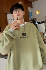 ！圆领卫衣男装港风长袖T恤男外套男WY188-P28，男装卫衣，电商B367