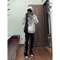 【有货】美式复古三条杠条纹牛仔裤男宽松裤子NZ818CC-特P55，男装牛仔裤，星座1007（原301D）