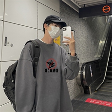 特P25控48秋冬新款男士圆领卫衣宽松休闲日常百搭上衣WQ2437，男装卫衣，电商B370