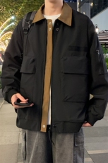 美式多口袋飞行夹克男春季复古机能工装外套A406JK3513特P75，男装夹克，星座309（原A406）