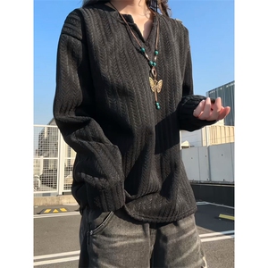 XZ809A/SYR58/特P24/控48/加绒特P34/控58 小香风雪尼尔V领卫衣图片