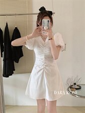 怒推新款！法式简约公主系列蕾丝袖拼接连衣裙！质感好！ML，女装连衣裙，DARA ROSE