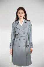 风衣，女装风衣，红雀纺