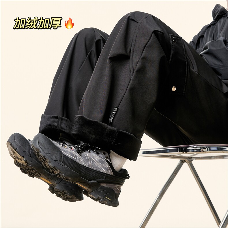 2025冬季新款潮流口袋褶皱防水冲锋裤B315-K23522JR-特p35控68，男装休闲裤，电商B315