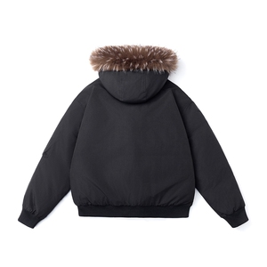 有90绒报告 可拆卸毛领羽绒服派克服标90绒78197P268控428图片