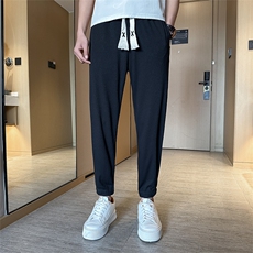 大夏季冰丝空调裤九分裤男小脚裤---A210-DYK8100-P45，男装休闲裤，星座210-3