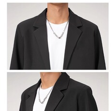 冬季宽松大码职业正装西服外套男士商务通勤修身YSTW03/P60，男装西服，星座506