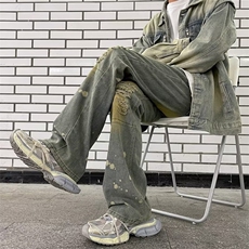 美式牛仔裤男款秋季长裤潮K6099P50，男装牛仔裤，星座1116-2