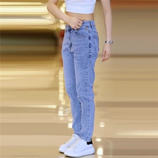 1506-1/KT11721/P43美式复古牛仔裤男新款浅色宽松阔腿男裤子百搭，男装牛仔裤，星座1506-1