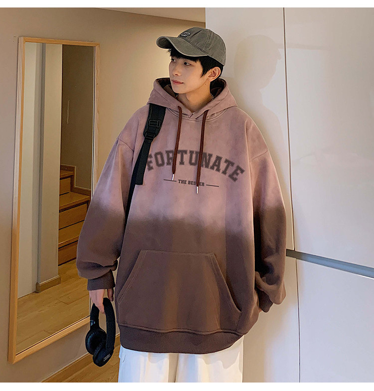 数据好渐变色卫衣男港风宽松连帽字母外套416B-WY269-P75限88,男装卫衣,星座416B-1