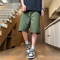 短裤男士夏季2025新款休闲宽松运动直筒五分裤潮A406K3515P38，男装牛仔裤，星座309（原A406）