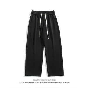 大码男宽松休闲美式弯刀版型卫裤运动裤长裤K8547-P31【特价】图片