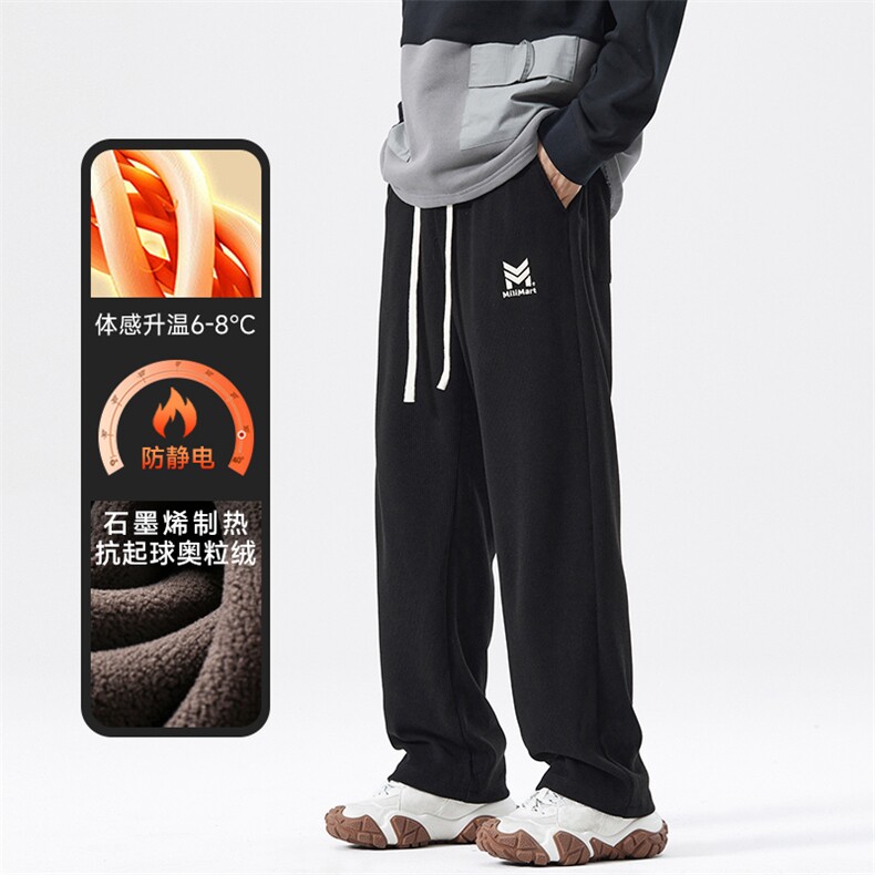 A178-1DY586AP90奥粒绒秋冬季美式休闲针织卫裤,男装休闲裤,电商A178-1