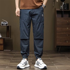 秋季薄款纯棉美式休闲工装裤男款2026新款宽松束脚裤男士九分，男装工装外套，星座218-1（原230）