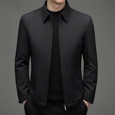 冬季中老年纯色棉衣男冬装中年男士翻领棉服爸爸外套ZL39982-P160，男装棉衣，电商B212（原钱塘6029）