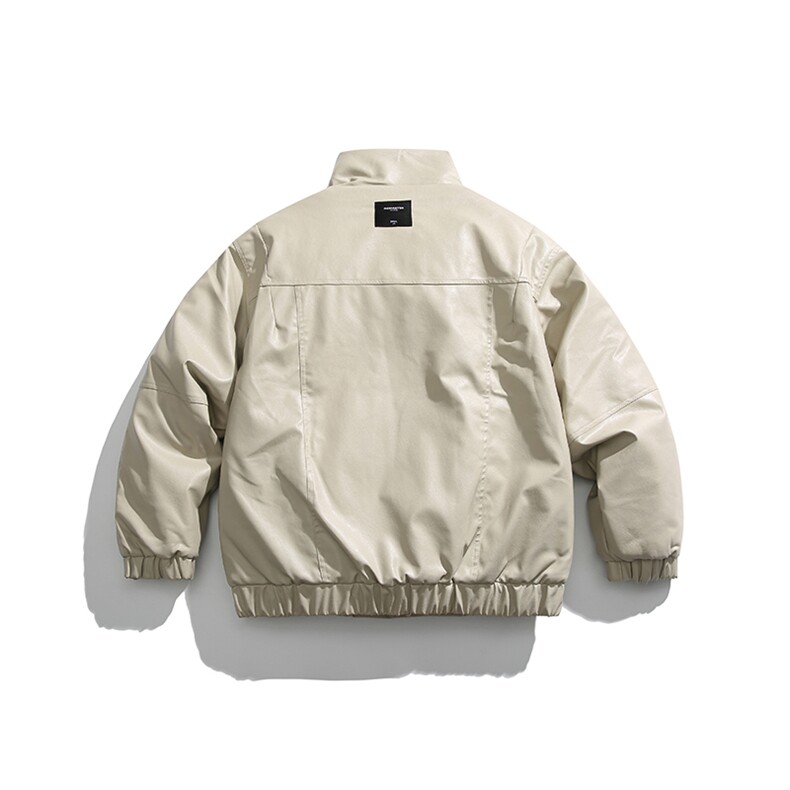 2025冬季新款男装日系潮牌纯色宽松休闲棉服加厚皮外套MY19-F159,男装棉衣,电商A101（原外27）