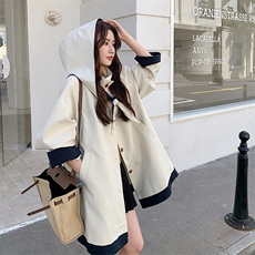 26新款现货大货已到店可拆卸帽风衣外套6837-P195-K298，女装风衣，2D034