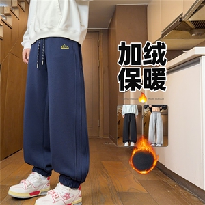 冬季加绒加厚华棉休闲裤宽松束脚裤79现货C323-1-JR8802-TP40图片