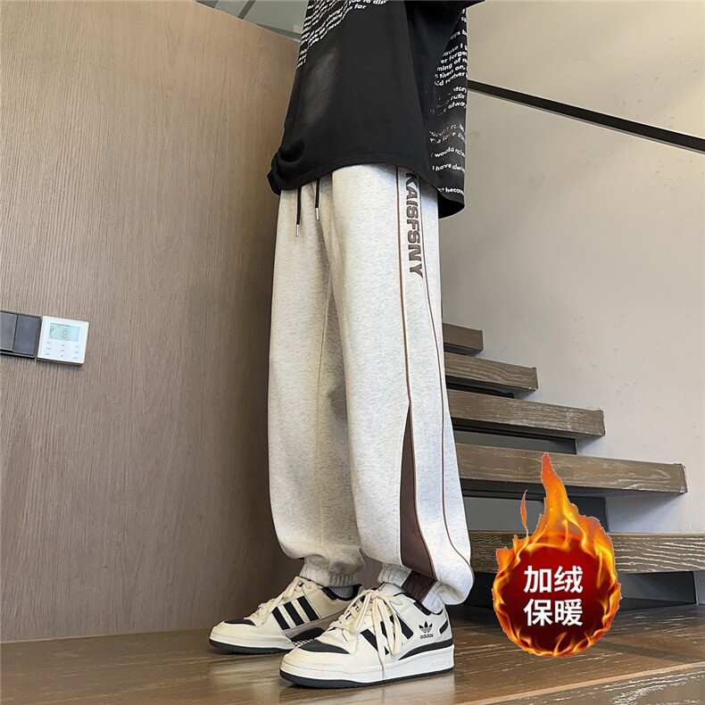高品质高克重华棉设计感宽松束脚休闲裤*CK70*P45加绒,男装休闲裤,星座511-1