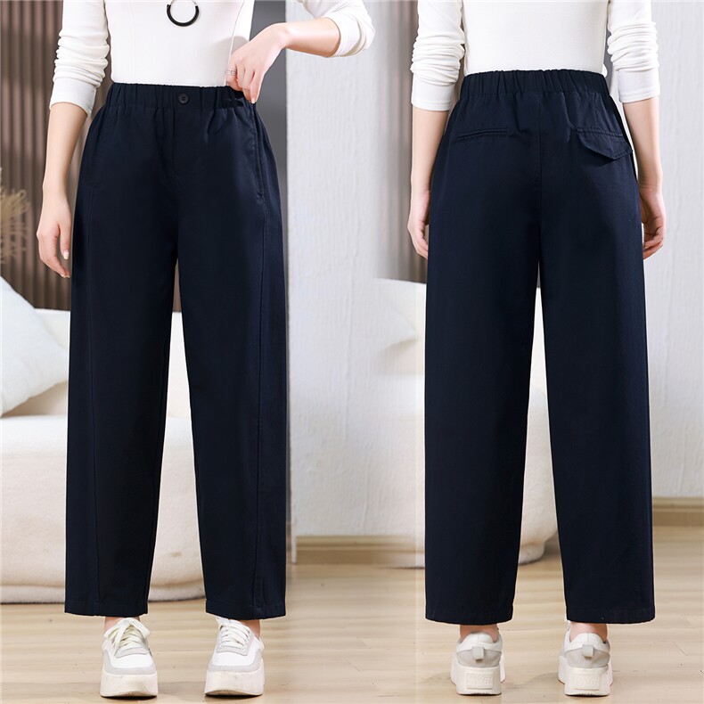2025秋装新款时尚松紧休闲裤，女装休闲裤，鑫鑫格