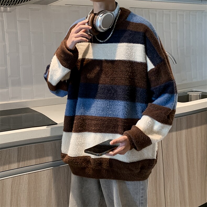 毛衣慵懒潮牌ins嘻哈时尚保暖宽松针织衫MY05681-P58,男装针织衫/毛衣,星座308B-2