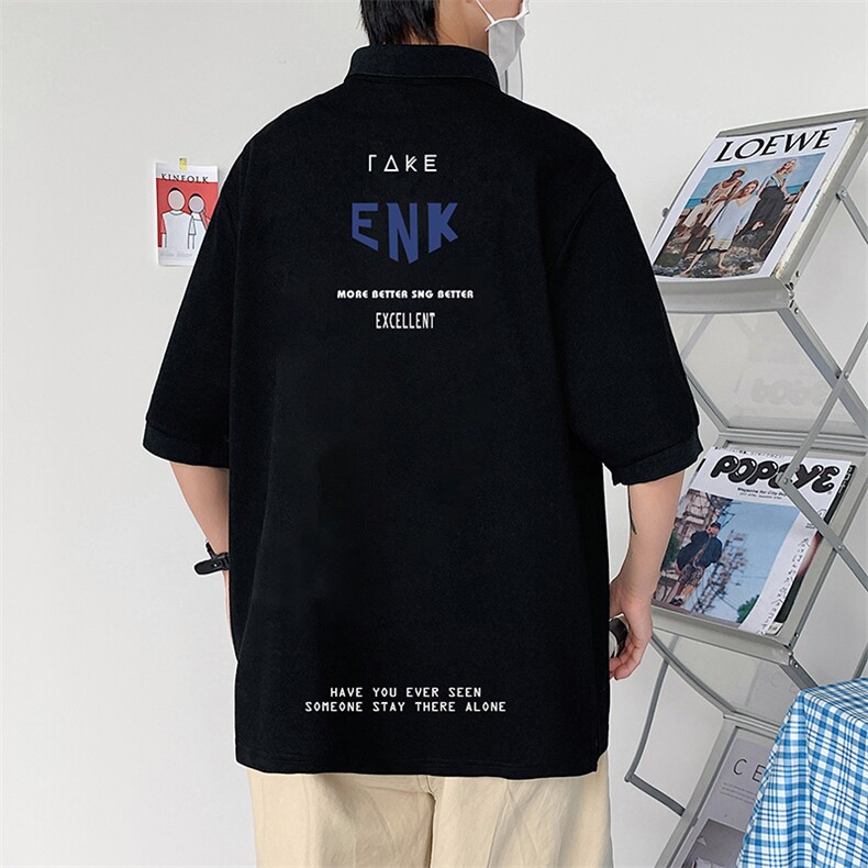 PL57120-P35翻领短袖polo衫男大码胖子半袖t恤男有领保罗衫模特,男装Polo衫,电商A040